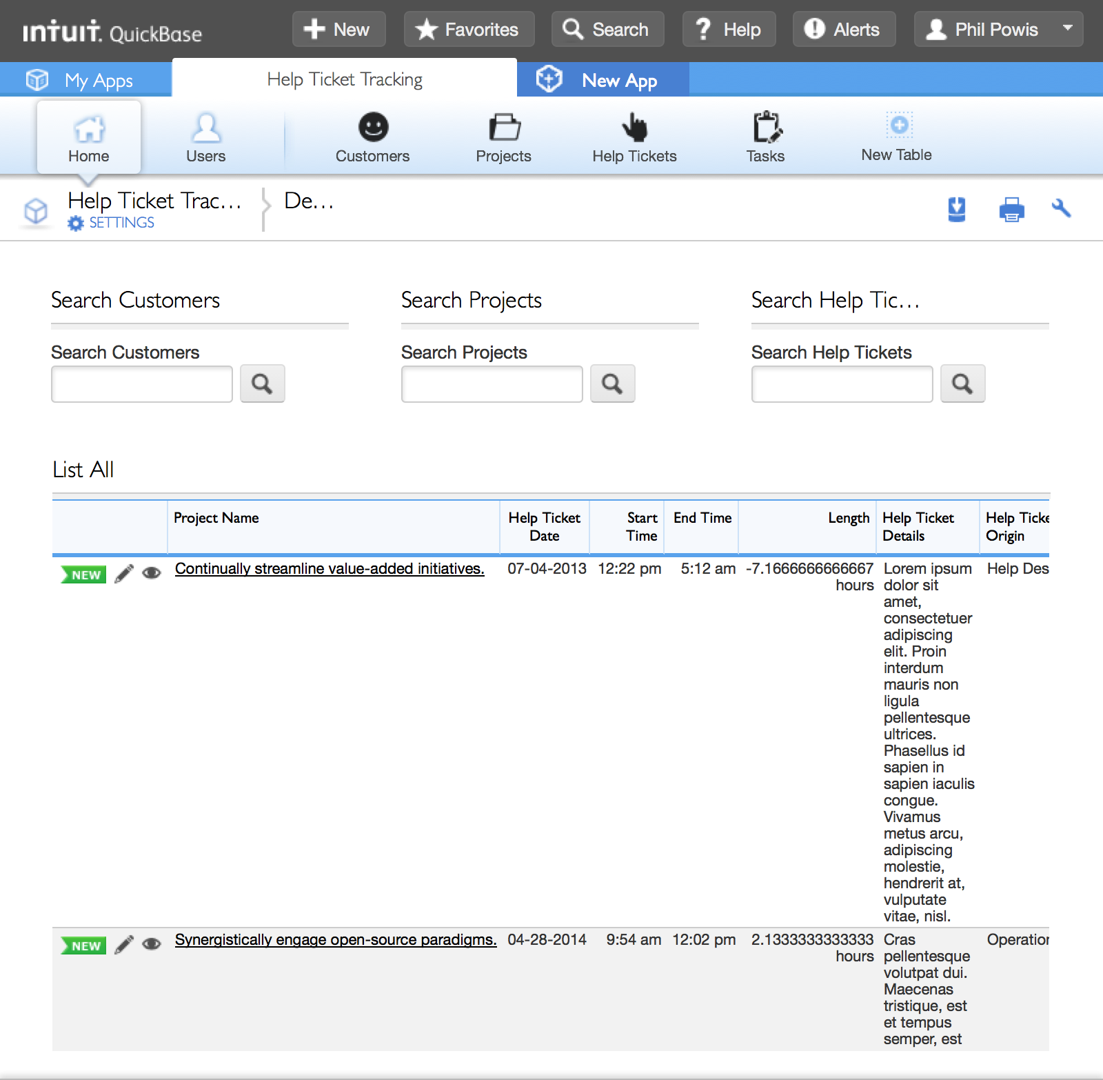 ticket tracking