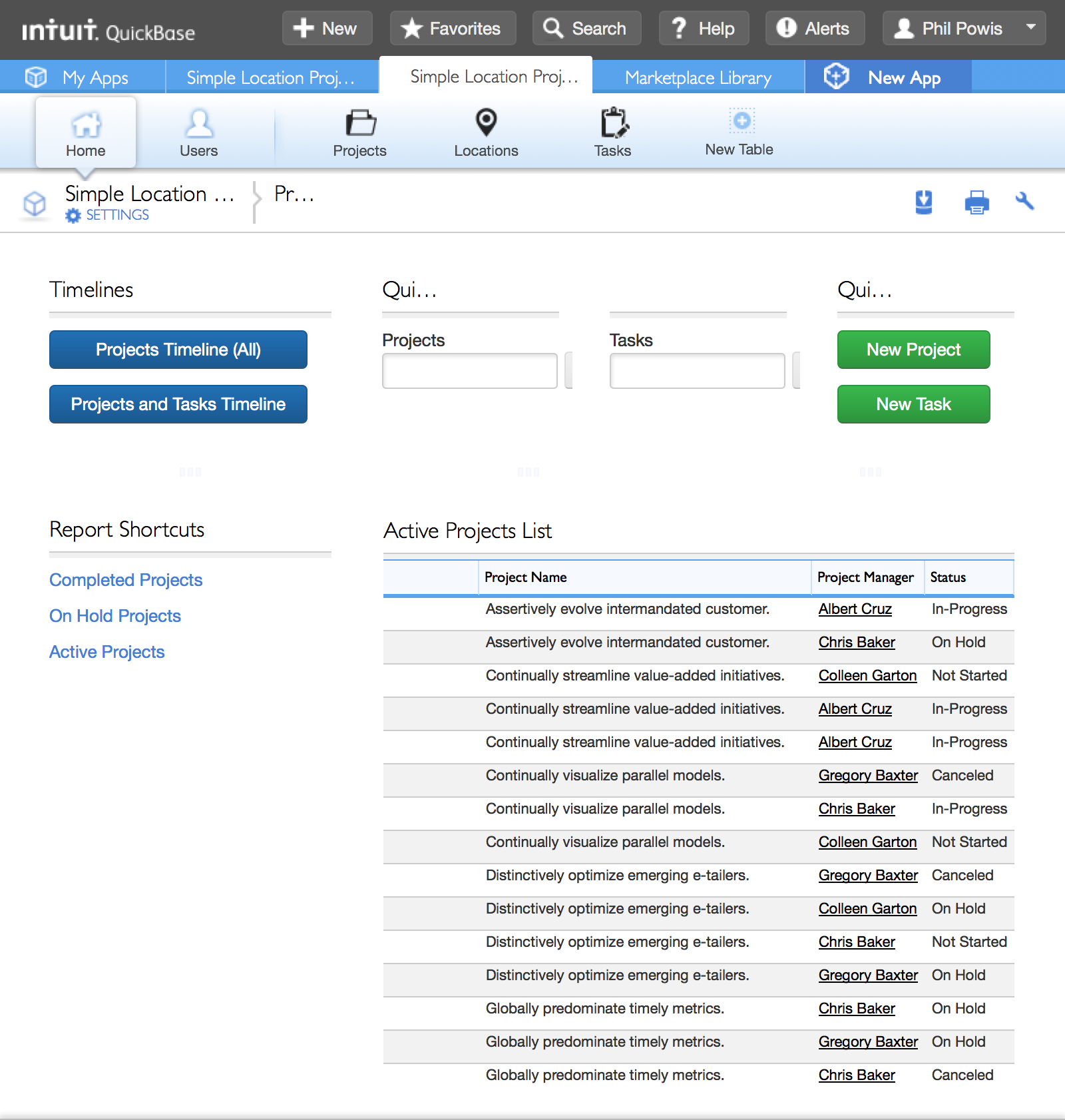 Home project manager app Home project manager app